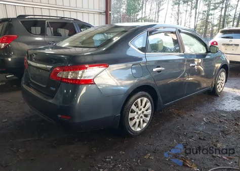 2014 Nissan Sentra S из США, поврежденный, VIN 3N1AB7AP3EY303387